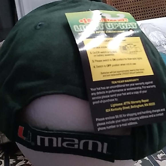 Miami Lights Up!! Hurricanes hat - Picture 8 of 9